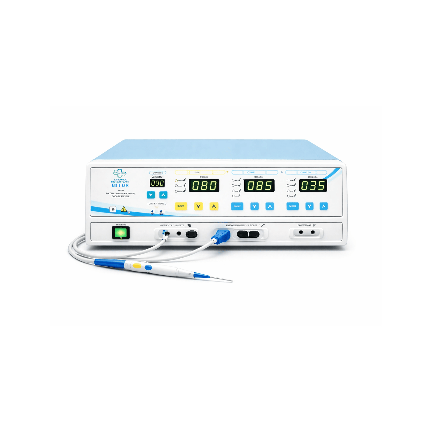 Sironex BITUR saline bipolar TURP electrosurgical generator designed for transurethral prostate resection, precision tissue cutting, coagulation, and advanced urology procedures. Professional healthcare equipment with saline bipolar technology for hospitals, operating rooms, urology centers, medical colleges, and surgical training applications.