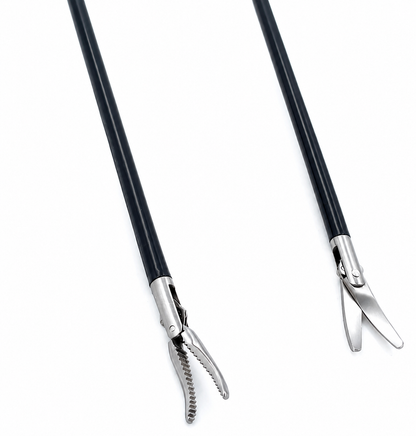Laparoscopic Grasper and Scissor Set 5mm x 330mm Reusable Surgical Instruments (Set of 2)