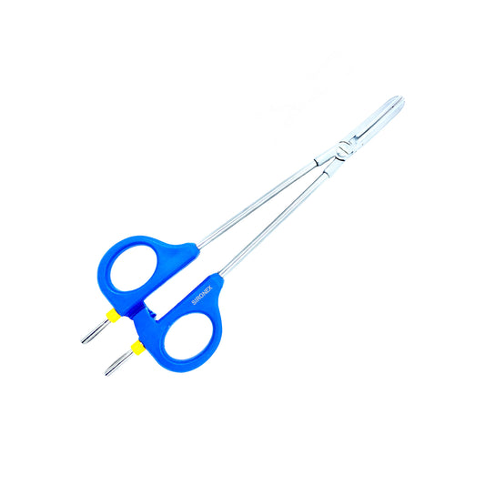 High-quality Sironex Laparoscopic Bi-Clamp Forceps Shearer designed for vessel sealing and cutting in minimally invasive laparoscopic surgeries. Durable stainless steel construction, ergonomic handle, reusable and autoclavable.