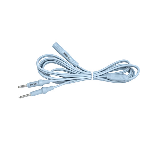 High-quality Sironex Laparoscopic Bipolar Cable Cord designed for safe and efficient energy transmission during laparoscopic surgeries. Reusable, autoclavable, and compatible with standard bipolar forceps and generators.