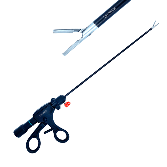 surgical tool with angled jaw for delicate procedures
reusable device for minimally invasive operations
stainless steel instrument with ergonomic grip design
high accuracy bipolar energy device for surgeons
autoclavable tool for operating room applications
advanced equipment for coagulation and dissection
professional surgical instrument with angled profile
precision medical device for controlled tissue handling