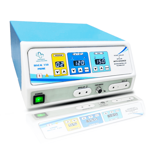 SIRONEX Healthcare Biseal 150 Prime Vessel Sealer and Bipolar Electrosurgical Generator with Advanced Microcontroller Technology
