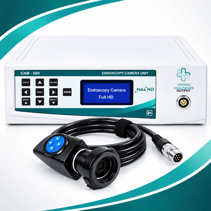 SIRONEX ENCAM 500 1080P Full HD endoscopy camera system with camera head

Technical Specification Image

ENCAM 500 Full HD endoscopy camera technical specifications

Feature Image

ENCAM 500 1080P endoscopy camera performance features with video recording and camera head controls

Camera Head

ENCAM 500 endoscopy camera head with control buttons and 3m camera cable

Endoscopy Camera System

ENCAM 500 Full HD endoscopy camera unit with 1080P imaging and digital zoom