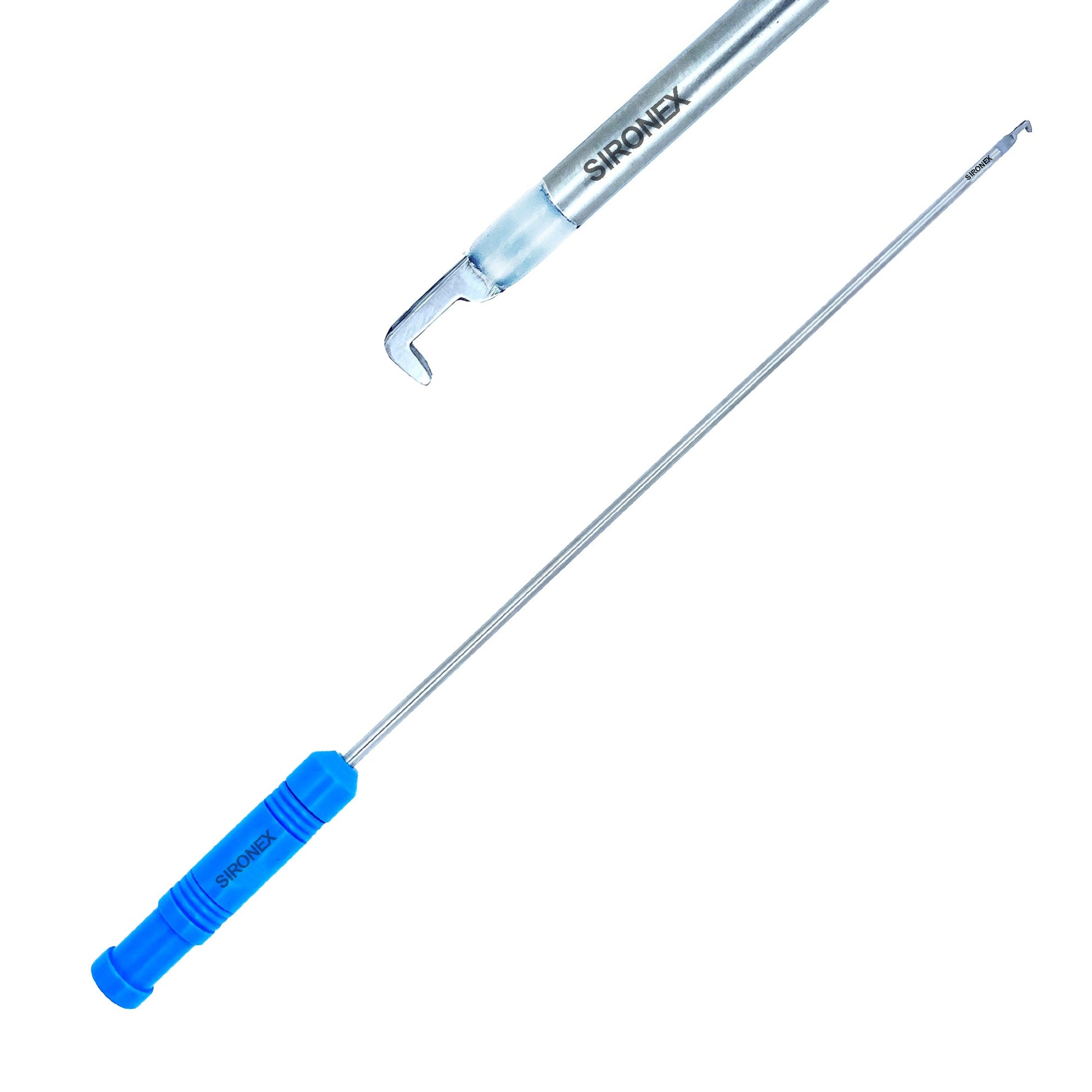High-quality Sironex Laparoscopic Bipolar L Hook 5mm made from surgical-grade stainless steel. Designed for precise dissection and coagulation in minimally invasive laparoscopic surgeries. Reusable, autoclavable, and ergonomically built for surgeon comfort.
