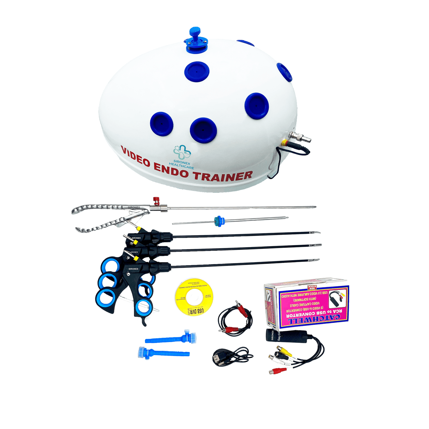Laparoscopic Endo Trainer Simulator Set Practice Kit