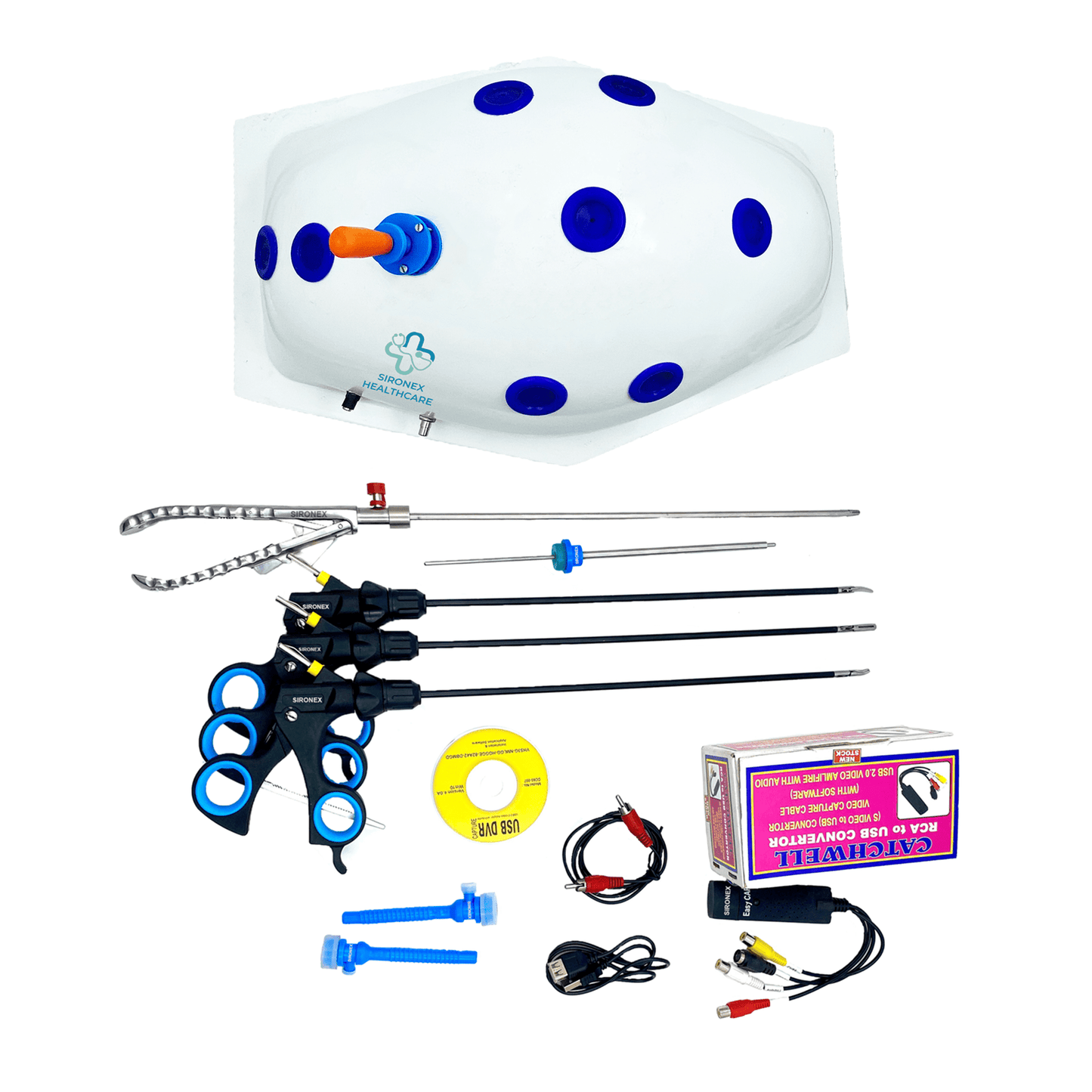 Laparoscopic Endo Trainer Simulator Set Practice Kit