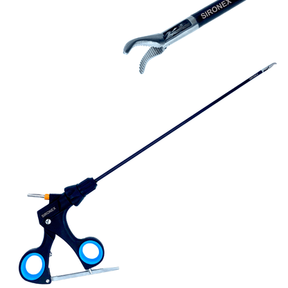 Sironex laparoscopic Maryland dissector grasper 5mm reusable surgical instrument designed for precise tissue dissection, atraumatic grasping, and controlled manipulation during minimally invasive laparoscopic procedures. Stainless steel autoclavable medical device with ergonomic handle and Maryland curved jaw for surgeons, hospitals, medical students, and surgical training applications.