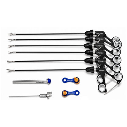 Laparoscopic Instruments Set 16pc 5mm Reusable SS