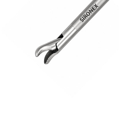 Laparoscopic Needle Holder 5mm Curved Titanium Reusable
