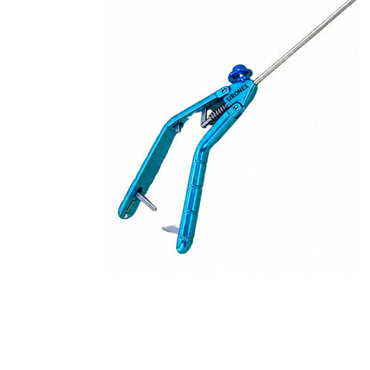 Laparoscopic Needle Holder 5mm Driver Blue Handle Reusable