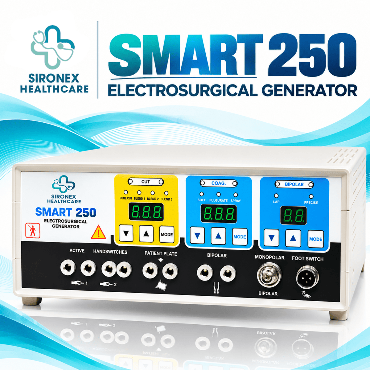 SMART-250 250W Digital Electrosurgical Unit Cautery Machine