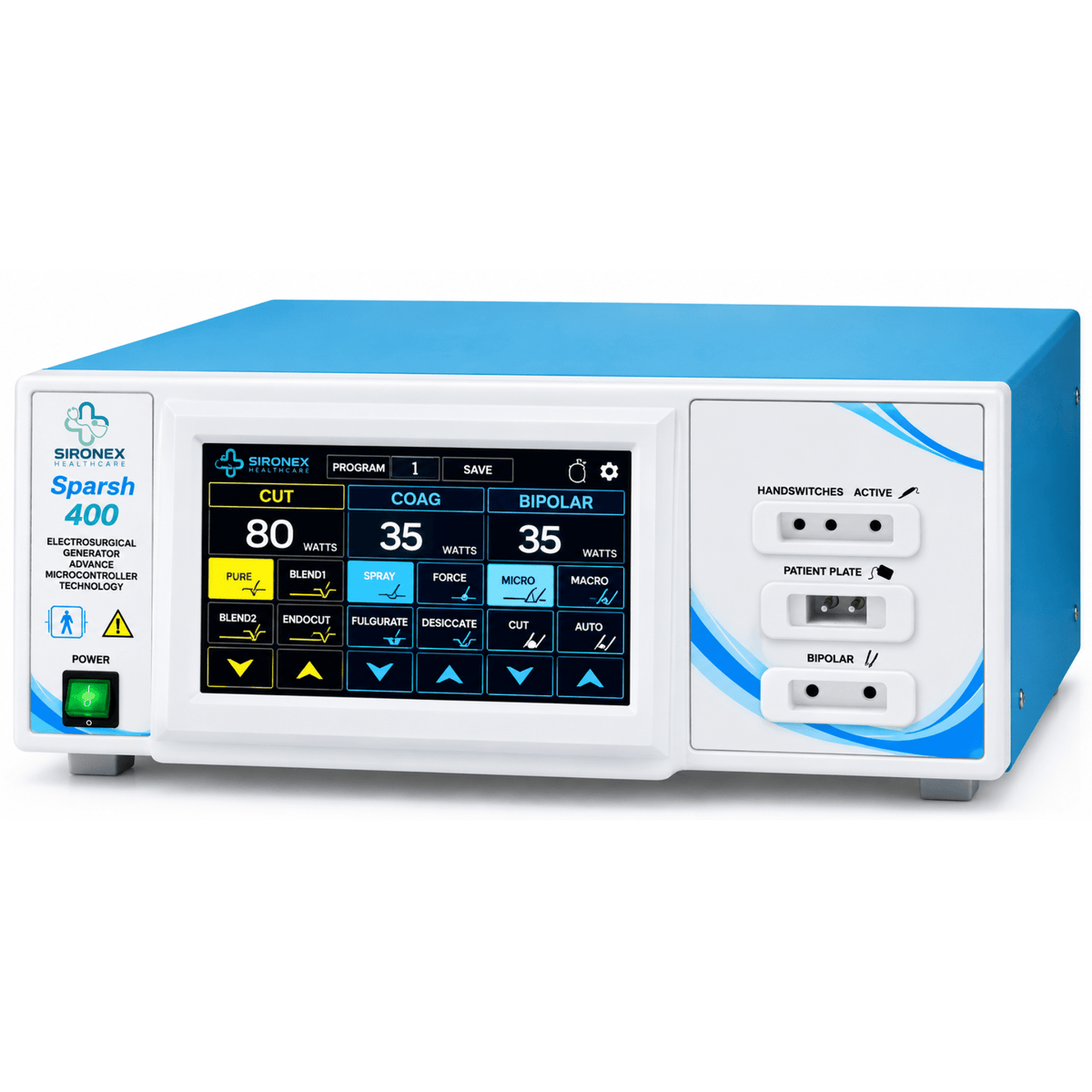 SPARSH 400W Advanced Electrosurgical Generator Digital Cautery Machine